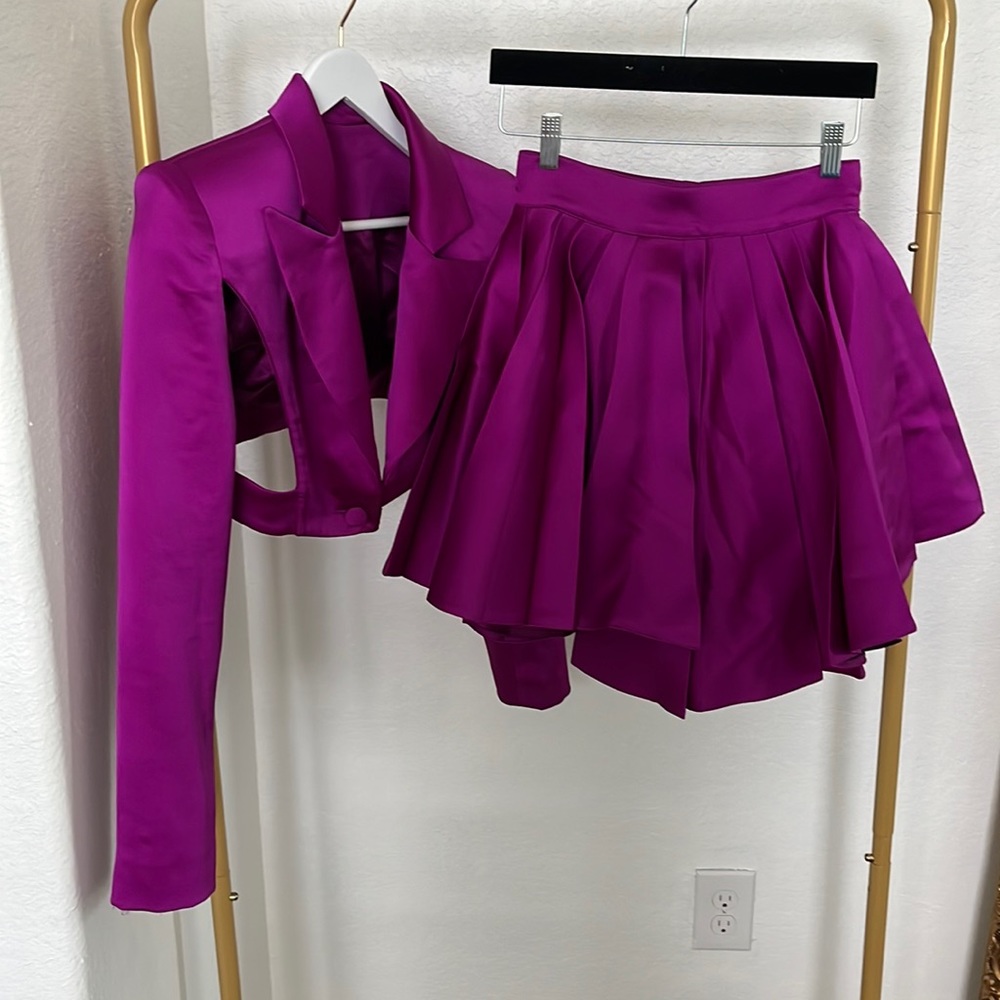 Purple skirt set!